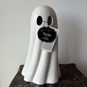NEW HomeGoods Martha Stewart White Ceramic LED Ghost